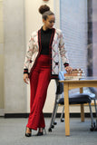 ΔΣΘ Logo Jacquard Cardigan