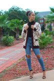 ΔΣΘ Logo Jacquard Cardigan