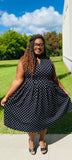 Polka Dot Princess (Black/White)