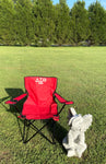 Folding Adjustable DST chair with cup holder and carry bag